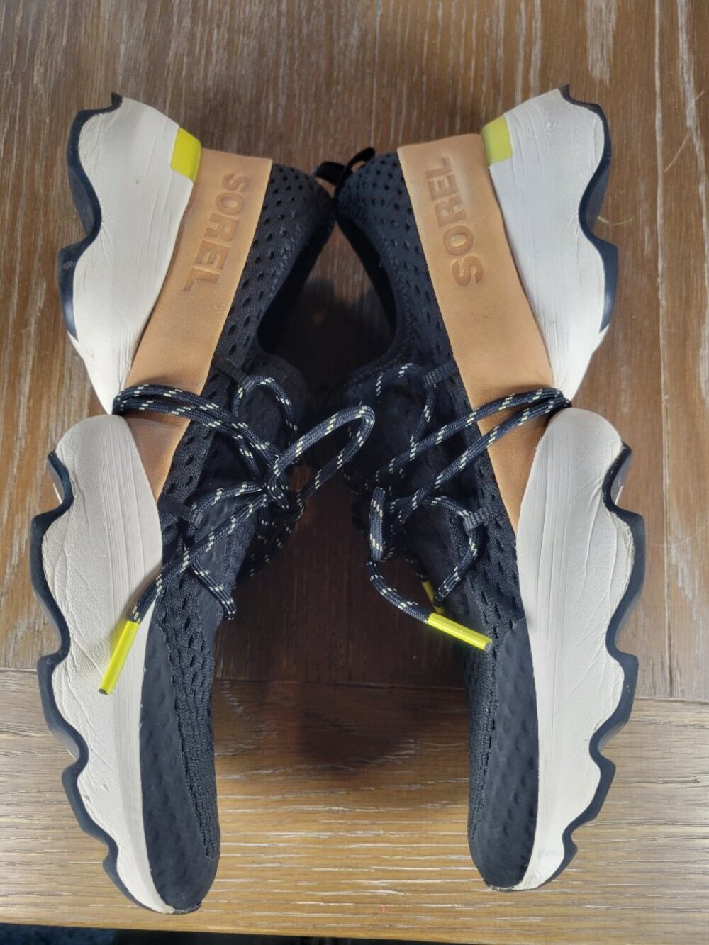 Sorel Kinetic Lite Lace Sneakers Women's 10.5 Black Athletic Shoes - Picture 10 of 13
